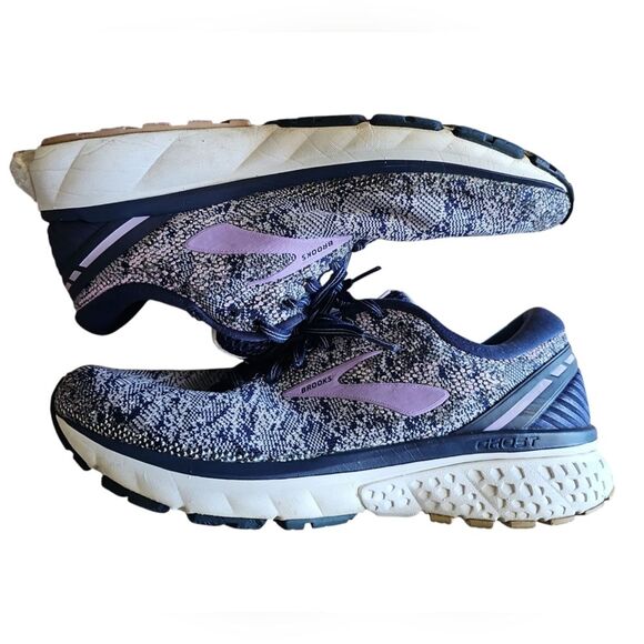 Brooks Shoes - Brooks Ghost 11 Running Shoes Sz 10 Blue Purple Lightweight Cushion Sneakers